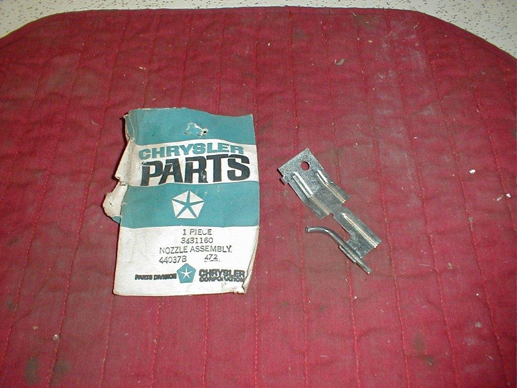 Nos Mopar Washer Nozzle Pair B Body Hiltop Auto Parts