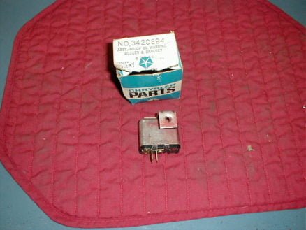 NOS Mopar Key Buzzer Relay All 1970 A E Body & Chrysler Imperial