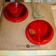 NOS Mopar 1963 Chrysler Tail Lenses Newport 300J New Yorker