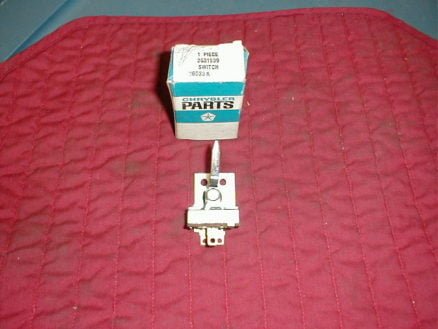 NOS Mopar Heater Switch 1966 1967 Dodge Coronet Charger