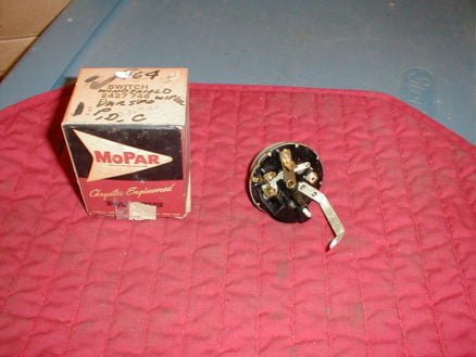 NOS Mopar Wiper Switch 1964 Plymouth Dodge Chrysler Variable Speed