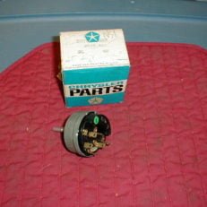 NOS Mopar Wiper Switch 1965 Plymouth Dodge B Body Variable Speed