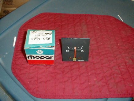 NOS Mopar Ammeter Gauge 1967 1968 Plymouth Fury Sport Fury VIP