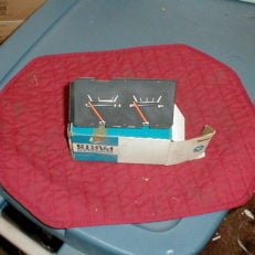 NOS Mopar Fuel & Temp Gauge 1967 1968 Plymouth Fury Sport Fury VIP