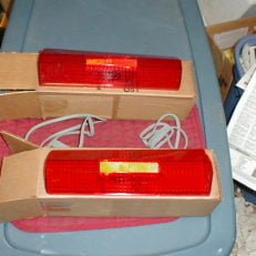 NOS Mopar Tail Lenses 1968 Chrysler Newport