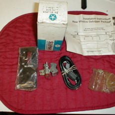NOS Mopar Rear Defogger Package 1971 Thru 1973 Chrysler