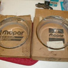 NOS Mopar 1975 Thru 1978 Chrysler Cordoba Headlight Bezels