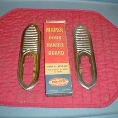 NOS Mopar Door Handle Guards 1953 Plymouth & Dodge Models