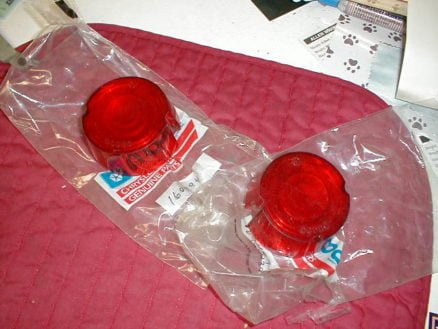 NOS Mopar Tail Lenses 1955 1956 Dodge Custom Royal