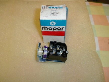 NOS Mopar Headlight Switch Many 1962 Thru 1965 Models