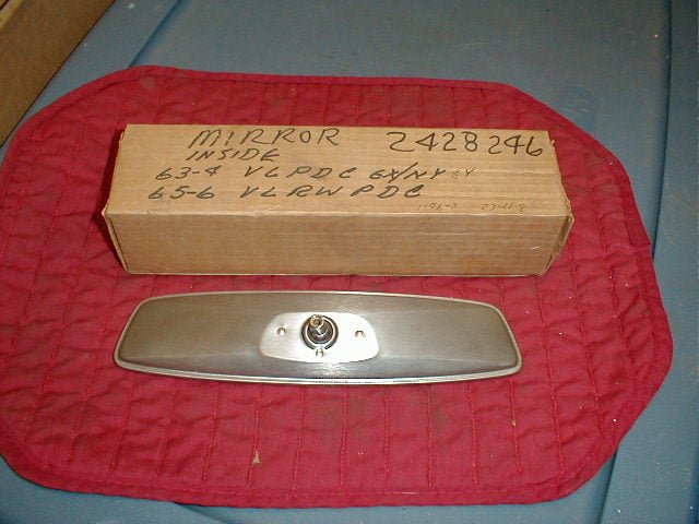 NOS Mopar Inside Rear View Mirror 1962 Thru 1966 Plymouth Dodge