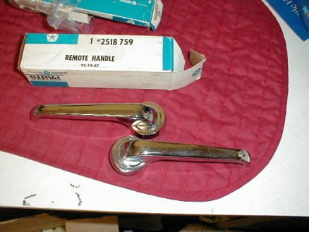 NOS Mopar Inside Door Lock Handles 1948 Thru 1966 Dodge Truck Models