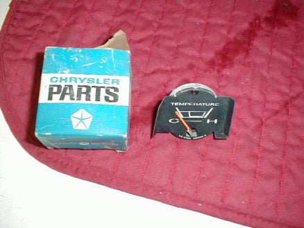 NOS Mopar Temp Gauge 1966 1967 Plymouth GTX Satellite Belvedere