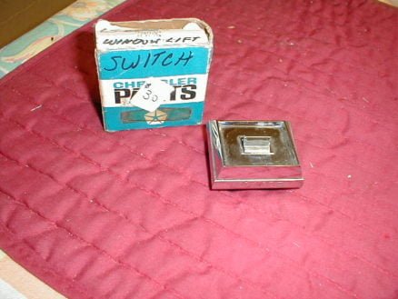 NOS Mopar Power Window Switch 1965-8 Models Single Gang