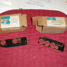 NOS Mopar Dash Circuit Board Pair 1967-8 Chrysler Newport 300 New Yorker
