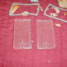 NOS Mopar Back Up Lenses 1967 Chrysler Newport New Yorker