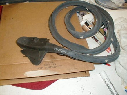 NOS Mopar Weatherstrip Left Front Door 1969-72 C Body 2 Door