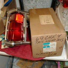 NOS Mopar Tail Light 1969 Chrysler Wagons Newport Town & Country