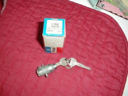 NOS Mopar Glove Box Lock Many 1959-69 Plymouth Dodge Chrysler