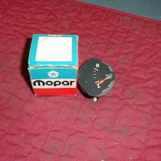 NOS Mopar Oil Gauge 1970 Thru 1974 E Body With Rallye Dash Cuda Challenger