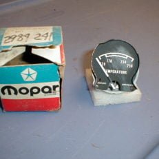 NOS Mopar Temp Gauge 1968 Thru 1970 Plymouth Dodge B Body Rallye Dash