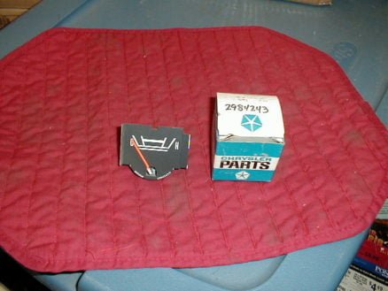 NOS Mopar Temp Gauge 1967 Thru 1971 Dodge Dart 170 270 GT GTS Swinger