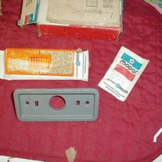 NOS Mopar Front Side Marker Lamp 1970-1 Plymouth Duster Valiant