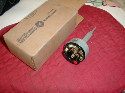 NOS Mopar 3 Speed Wiper Switch 1971 Plymouth & Dodge B Body Non Rallye