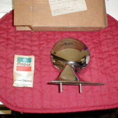 NOS Mopar Door Mirror 1969-70 C Body 1971-2 B Body Left Manual