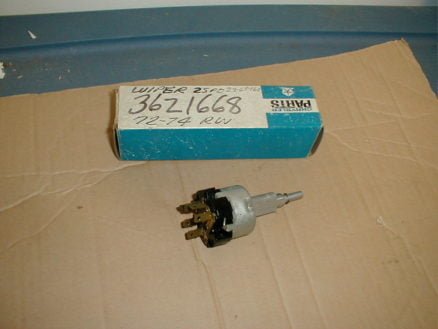 NOS Mopar 3 Speed Wiper Switch 1972-4 Plymouth & Dodge B Body Rallye Dash