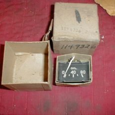 NOS Mopar Oil Gauge 1946-8 Plymouth Deluxe Special Deluxe