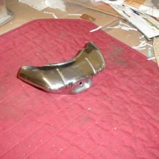 NOS Mopar Left Rear Fender Extension Moulding 1951 Dodge Models