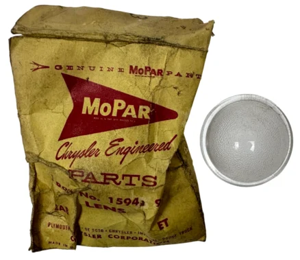 NOS Mopar License Lens 1955 1956 Plymouth Dodge DeSoto Chrysler Wagons ...