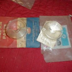 NOS Mopar Back Up Lenses 1955 1956 Dodge Coronet & Royal