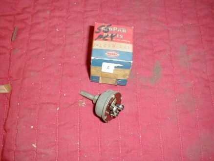 NOS Mopar Wiper Switch 1955 Plymouth Single Speed