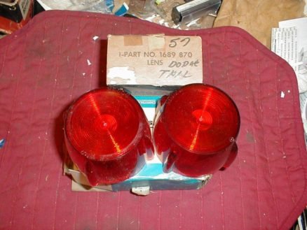 NOS Mopar Tail Lenses 1957 Dodge Coronet Royal Custom Royal D-500