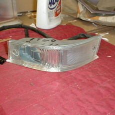 NOS Mopar Left Park Lamp Assembly 1960 Dodge Polara Dart