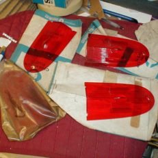 NOS Mopar Tail Lenses 1959 Plymouth Savoy Belvedere Fury Sport Fury