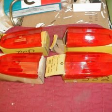 NORS Mopar Tail Lenses 1959 Plymouth Savoy Belvedere Fury Sport Fury