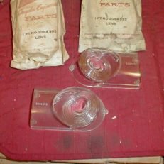NOS Mopar Back Up Lenses 1961-3 Plymouth Dodge Chrysler Station Wagons