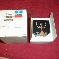 NOS Mopar Ammeter 1962 Thru 1969 Dodge Truck A D & W Models