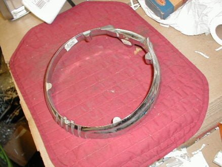 NOS Mopar Headlight Bezel 1941 Chrysler Royal Windsor