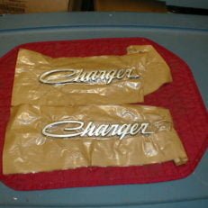 NOS Mopar Roof Nameplates 1966 Thru 1970 Dodge Charger