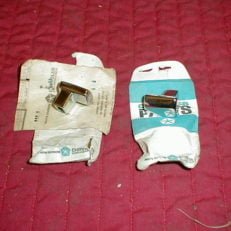 NOS Mopar Rear Seat Adjust Knobs 1968-9 B Body Models