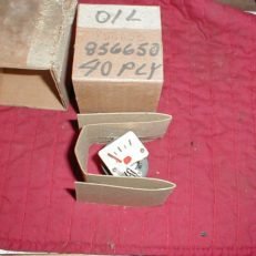 NOS Mopar Oil Gauge 1940 Plymouth Road King Deluxe All Models