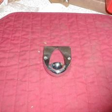 NOS Mopar 1950-1 Plymouth Cars License Lamp Bezel