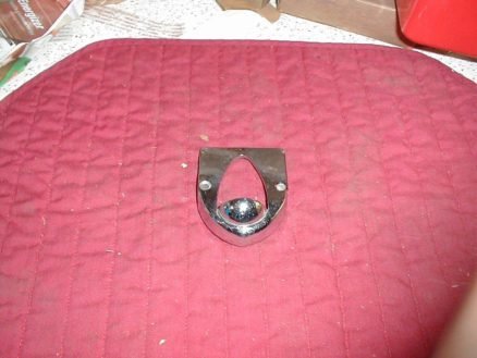 NOS Mopar 1950-1 Plymouth Cars License Lamp Bezel