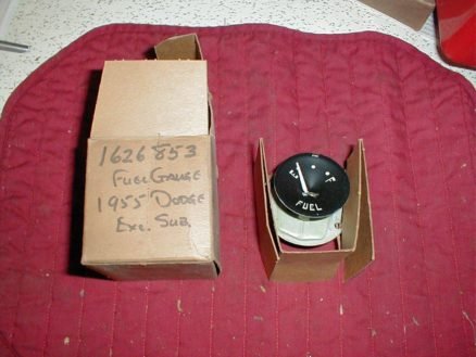 NOS Mopar Fuel Gauge 1955 Dodge Models