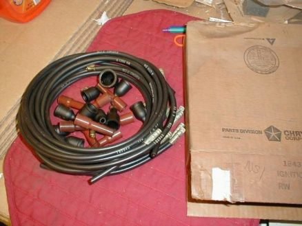 NOS Mopar Spark Plug Wires 1956 Thru 1965 8 Cylinders 1961 Dated