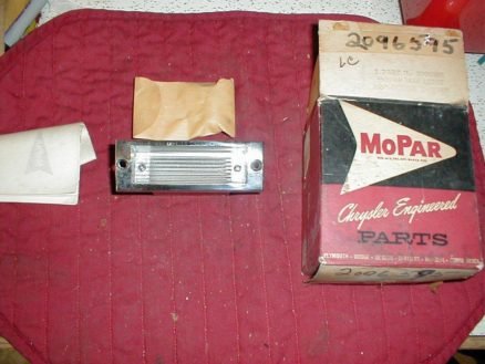 NOS Mopar Courtesy & Map Lamp 1960 Dodge DeSoto
